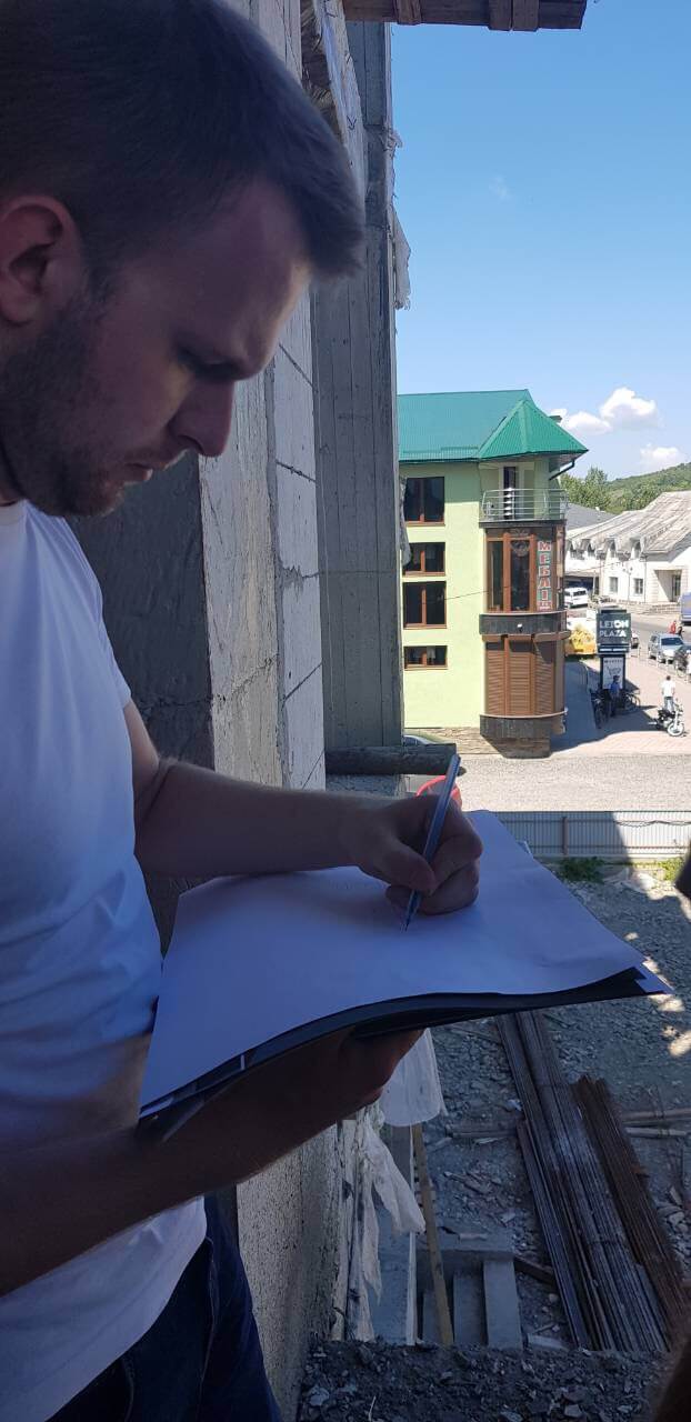 Заміри фасадних алюмінієвих систем торгівельного центру